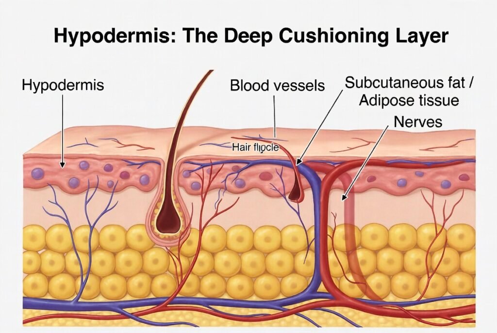 Skin layer cross-section