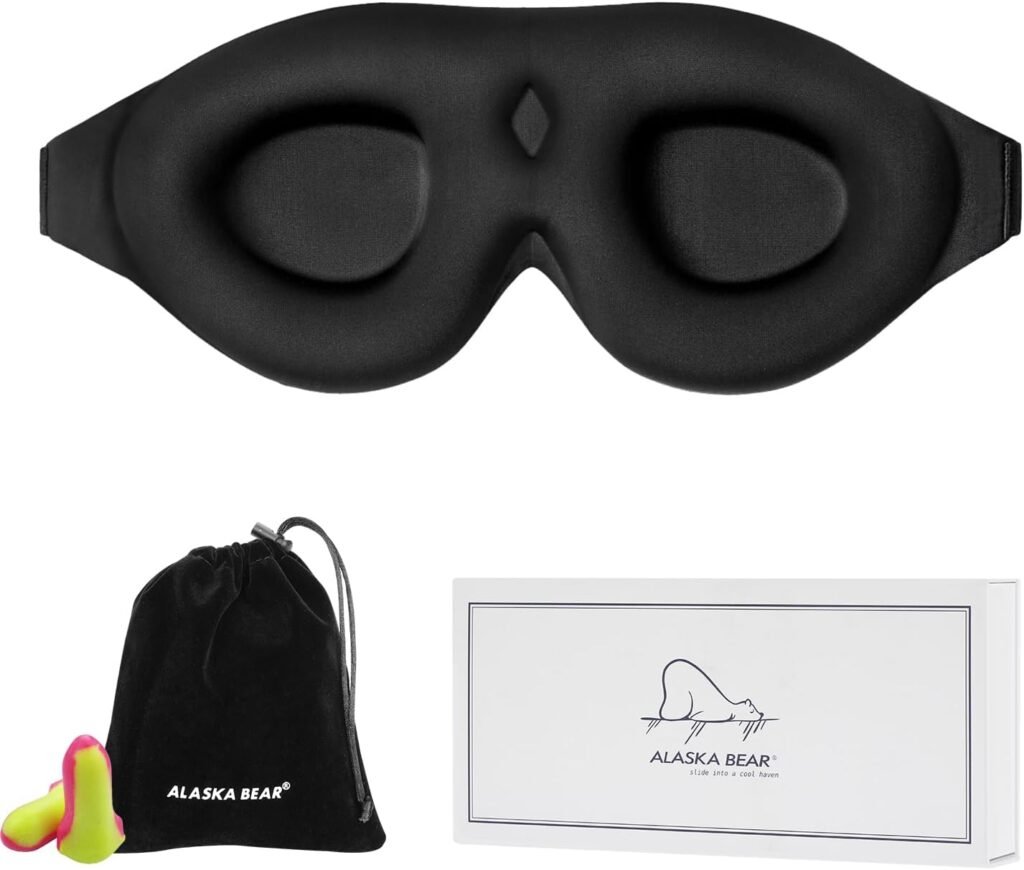 Alaska Bear Silk Sleep Mask
